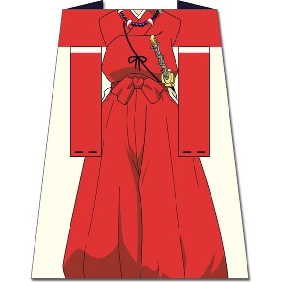 New Inuyasha Plush Fleece Throw Gift Blanket With Sleeves Anime Manga Adult Robe - Picture 1 of 2